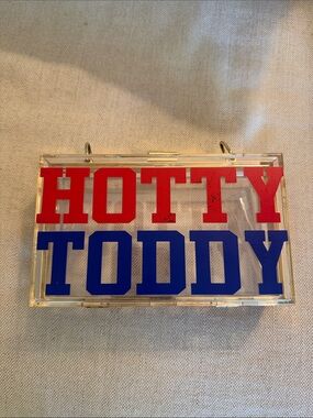 Ole Miss HOTTY TODDY College Football OLE MISS  Pouch Purse CLEAR STADIUM Clutch